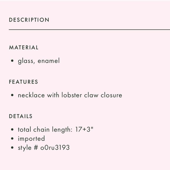 Kate Spade "Picnic Perfect" Watermelon Necklace 🍉 - Picture 5 of 7